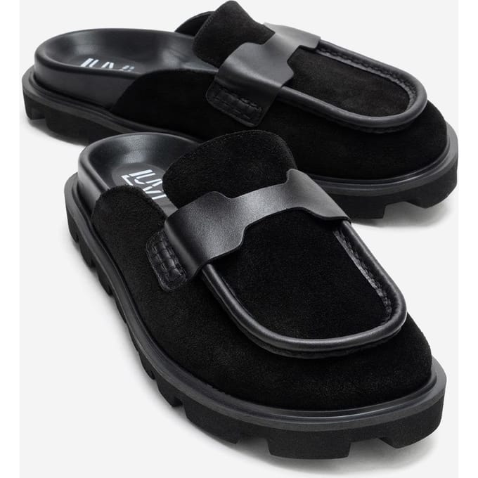 Vela Leren Slipper