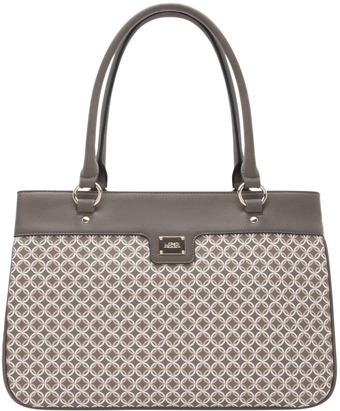 L.CREDI Pia Schoudertas 37 cm - Dames - dark taupe