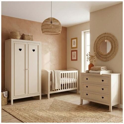 Born Lucky 3-delige kamer Hearts Clay unisex