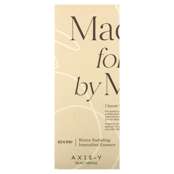 Axis-Y, Ay & Me, Biom Radiating Intensify Essence, 50Ml(1.69Fl Oz) black
