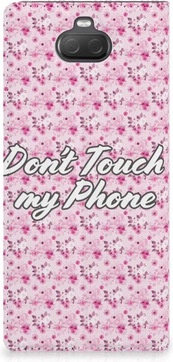 Sony Xperia 10 Plus Design Case Flowers Pink DTMP