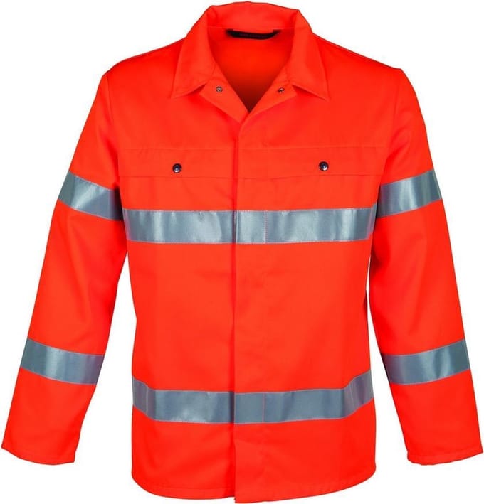 Havep 3133 Korte jas/Vest Fluo Oranje maat 48