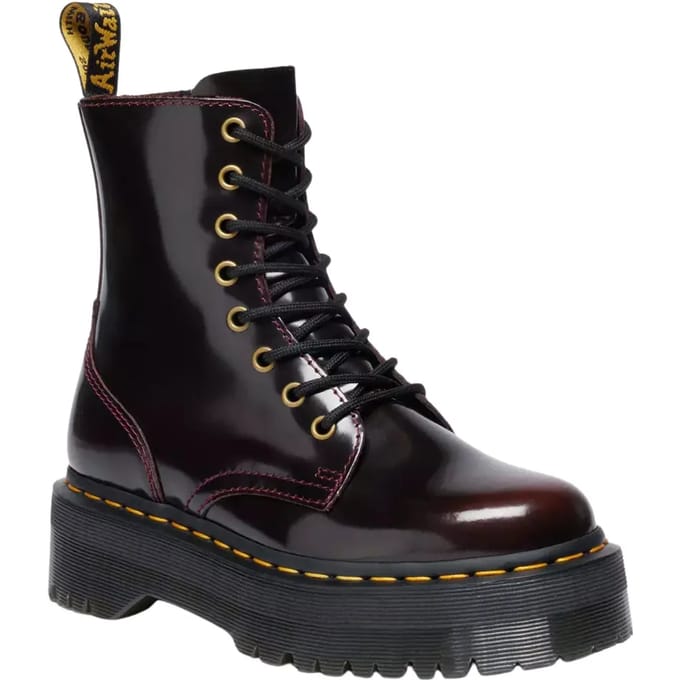 Dr. Martens Jadon Cherry Red Arcadia Dames Veterboots - Rood - Maat 38