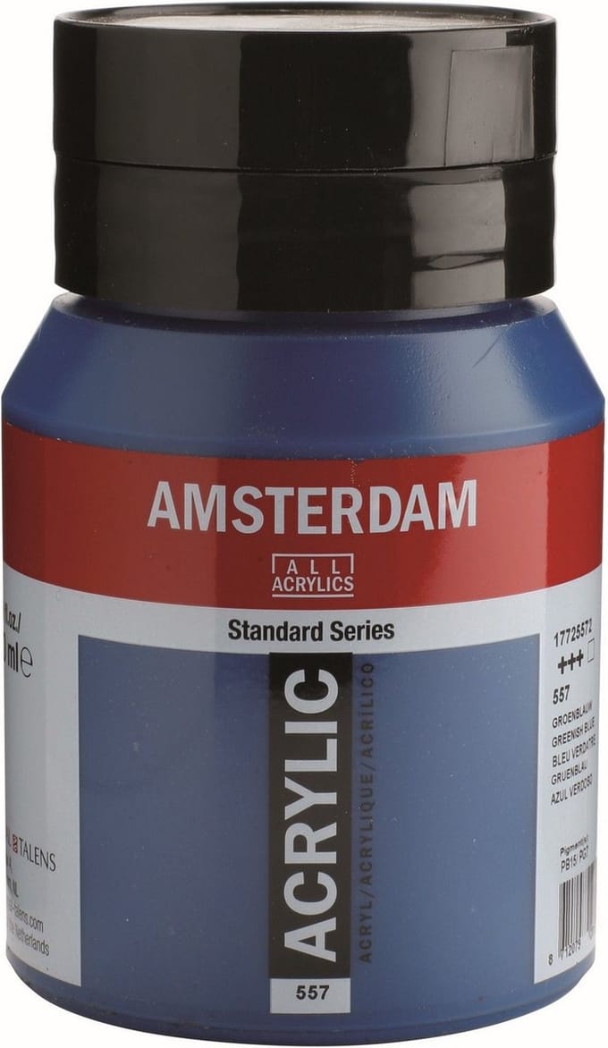 Amsterdam Standard Acrylverf 500ml 557 Groenblauw