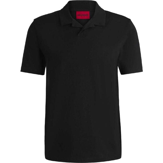 Hugo Heren Dimerspolo Poloshirt (Zwart)