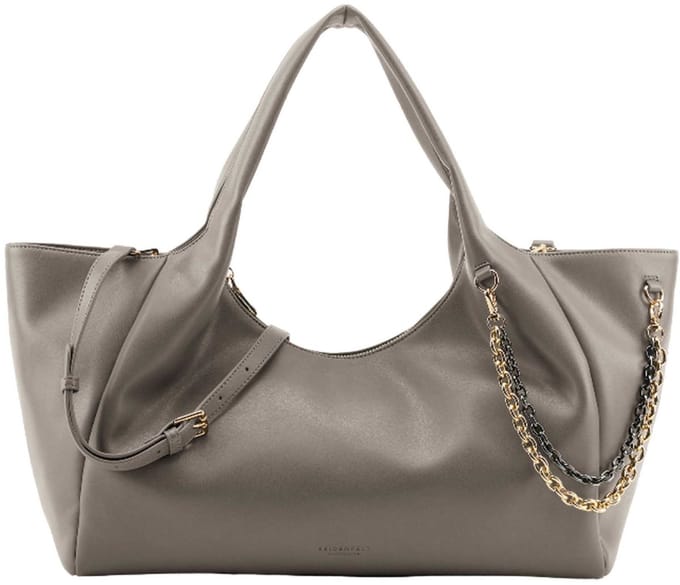 SEIDENFELT MANUFAKTUR schoudertas Lainio Shoulderbag Grey Taupe
