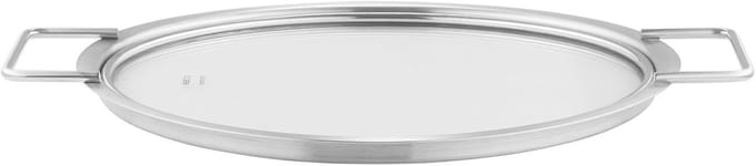 Deksel - Ø 24 cm - RVS en Glas - Eva Trio