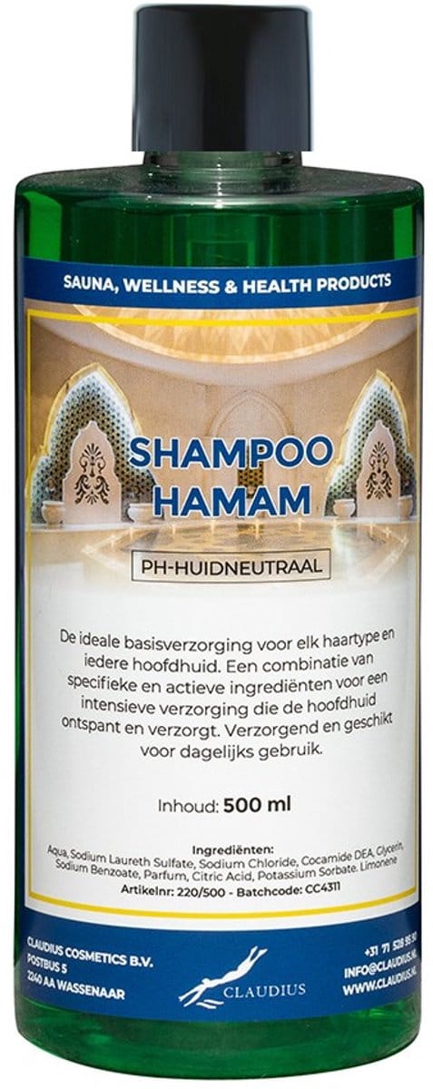 Shampoo Hamam 500 ml met dop - haarverzorging
