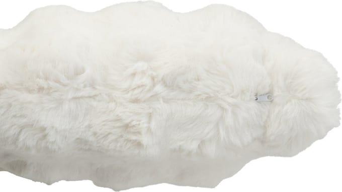 J-Line kussen Wave - polyester - wit