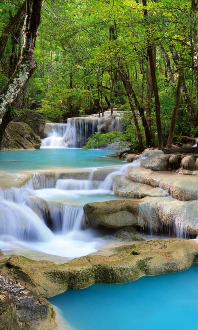 Fotobehang - Waterfall 150x250cm - Vliesbehang