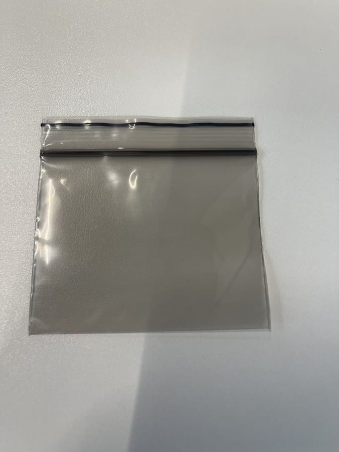 100x Gripzak 80 x 60 mm - Zwart Tint - 90 micron