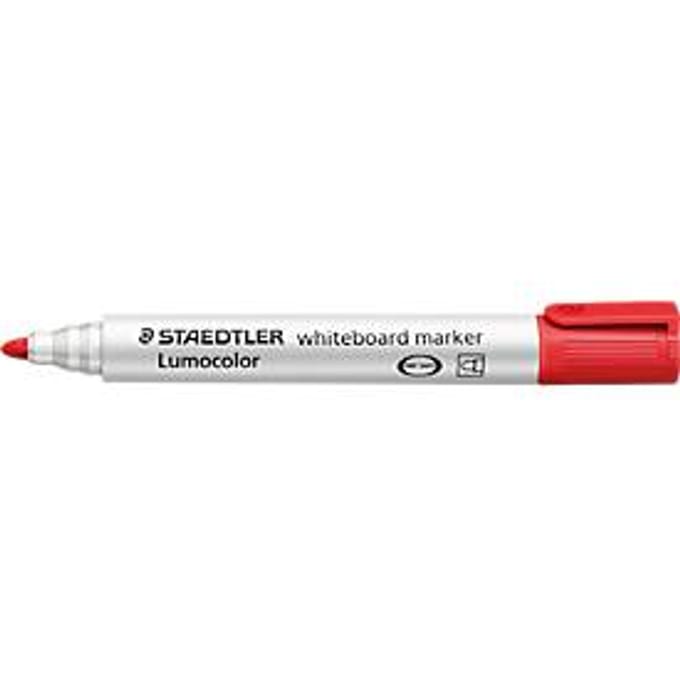 Staedtler Lumocolor whiteboard marker 351 (10-pack) rood (Origineel)