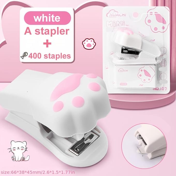 Kattenpoot Mini Nietmachine blauw