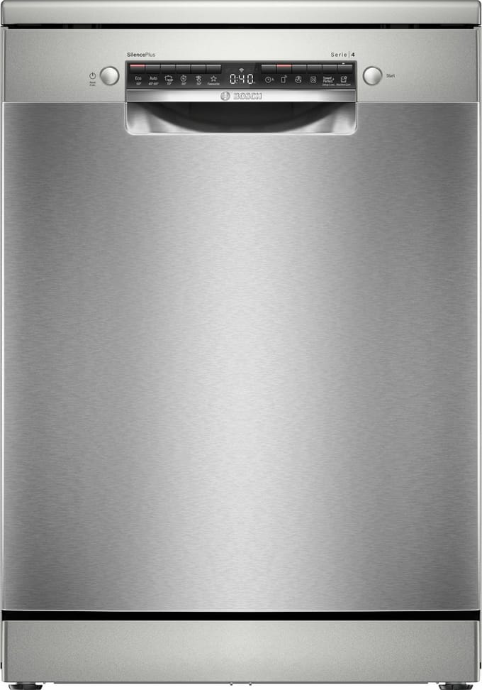 Bosch SMS4EMI06E- Serie 4 - Vrijstaande vaatwasser - 60 cm - RVS - Energielabel B - Home Connect
