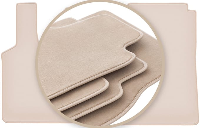 PREMIUM beige matten voor: Scania R en G vrachtwagen 2004-2017