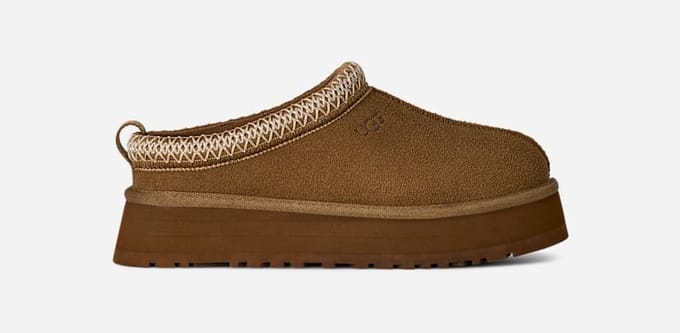 UGG® Tazz II for Women in Brown, Size 4, Suede/Polyester