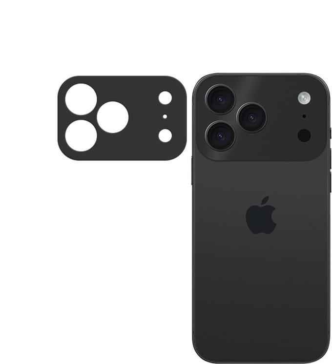 Mobilize Screenprotector geschikt voor Apple iPhone 17 Pro Glazen | Mobilize Camera Protector - Case Friendly - Zwart