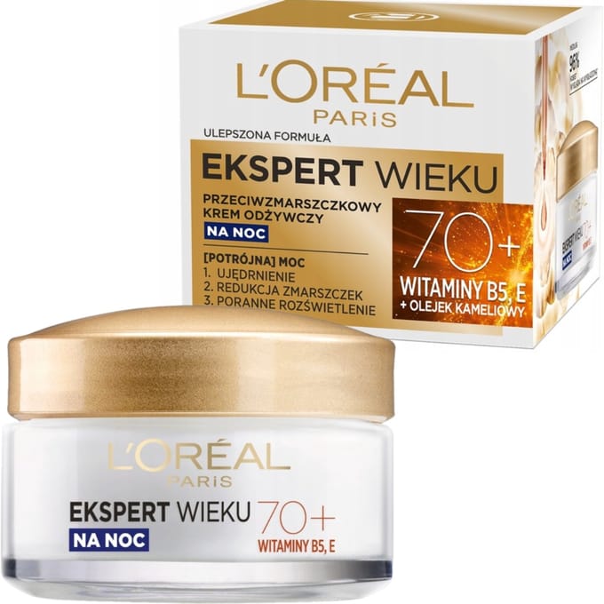 L'Oréal Paris Ekspert Wieku - Nachtcrème - Anti-veroudering - Voedend - 70+