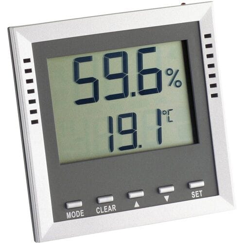 TFA Dostmann KLIMA GUARD 30.5010.54.K Thermo- en hygrometer Zilver
