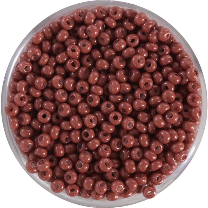 Rocailles, rijke kleuren, 2,6mm - Middelmatig Bruin