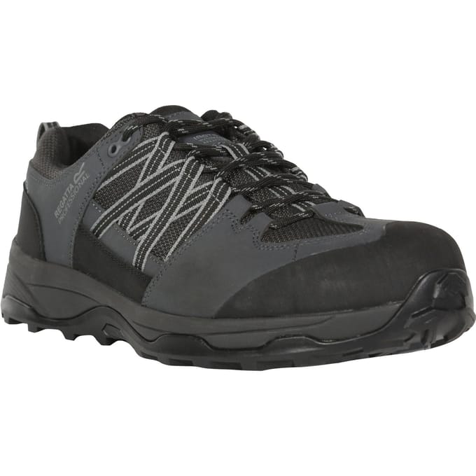 Regatta Heren Clayton Safety Trainers (Zwart/Briar)