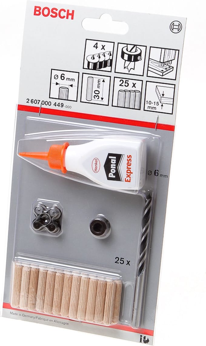 Bosch DYBELSÆT 6MM M/BOR 32 DELE