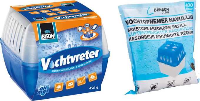 Bison Vochtopnemer / vochtvanger - 450 ml - met navulling - 400 gram