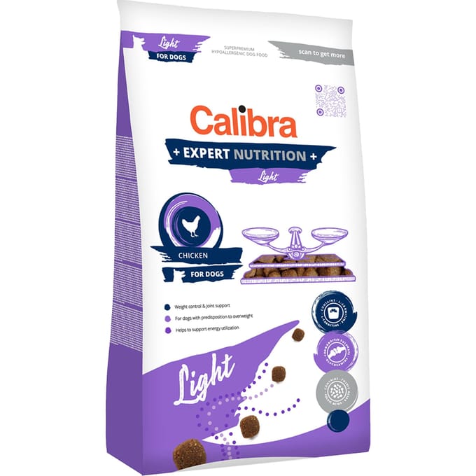 Calibra Dog Expert Nutrition Light - droog hondenvoer - 12kg
