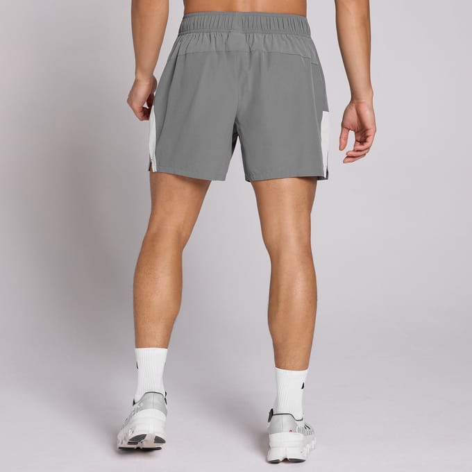 MP Heren Active Training 5  Pocket Short - Staalgrijs - S