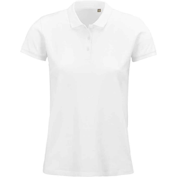 SOLS Dames/dames Planet Organic Polo Shirt (Wit)