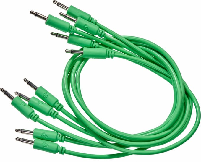 Black Market Modular Patch Cables 1.5m Green (5-Pack) - Patchkabel