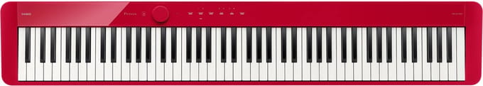 Casio PX-S1100 RD - Digitale piano - Rood - 88 gewogen toetsen - Hoofdtelefoon aansluiting - Bluetooth