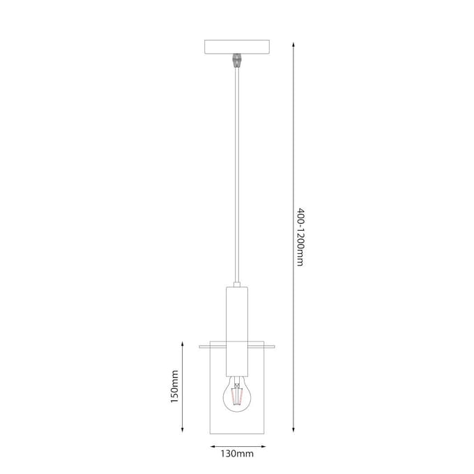 Arcadia Hanglamp Goud E27 - Stijlvol en Modern