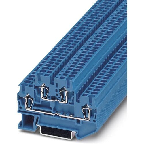 Phoenix Contact 3031283 Doorgangsserieklem 5.2 mm Spanveer Blauw 50 stuk(s) Piece