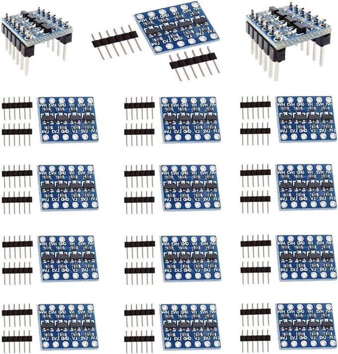 15 Stuks 4 Kanaals IIC I2C Logische Niveau Converter Bi-directionele Module 3.3V naar 5V voor Arduino en Raspberry Pi
