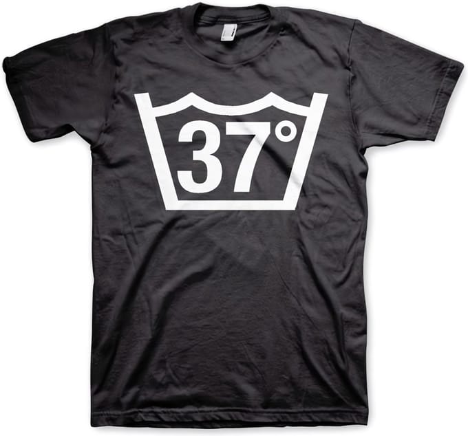 Hybris 37 Celcius Tee T-shirt Zwart