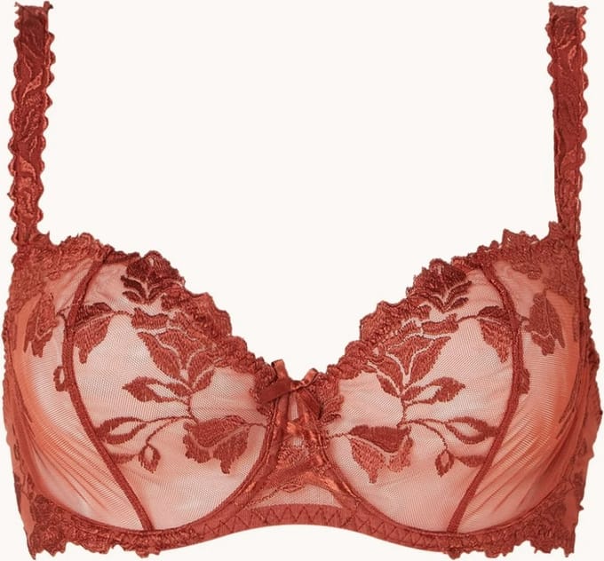 Aubade Softessence beugel bh - Rood - Maat 80B
