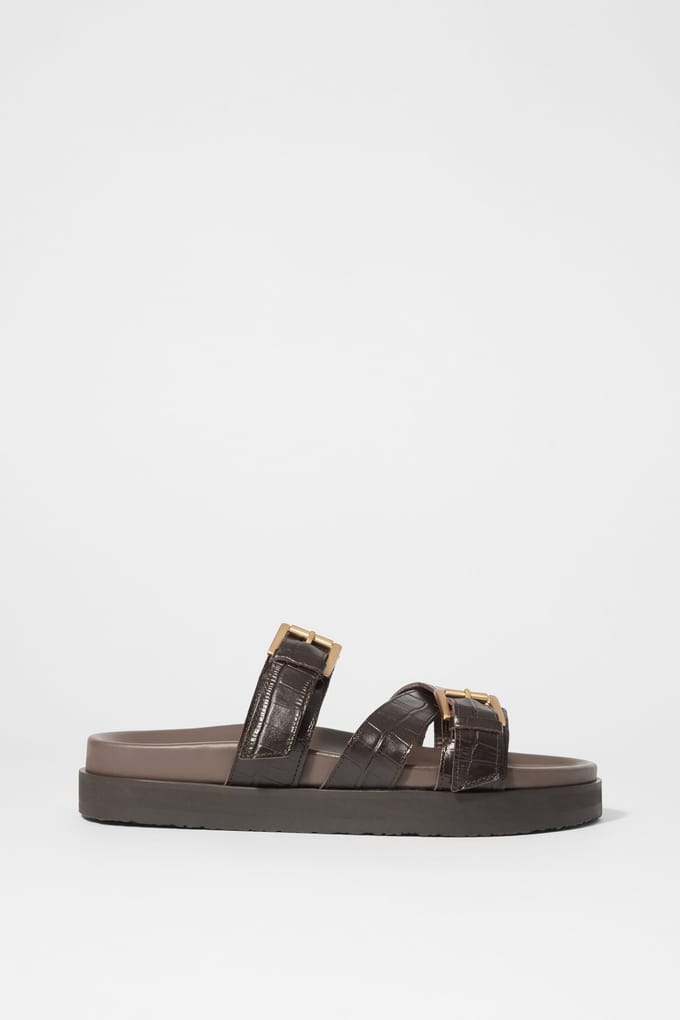 & Other Stories Kaia Summer Flat Brown Taglia: 41 | Infradito Outlet | Donna | Marrone