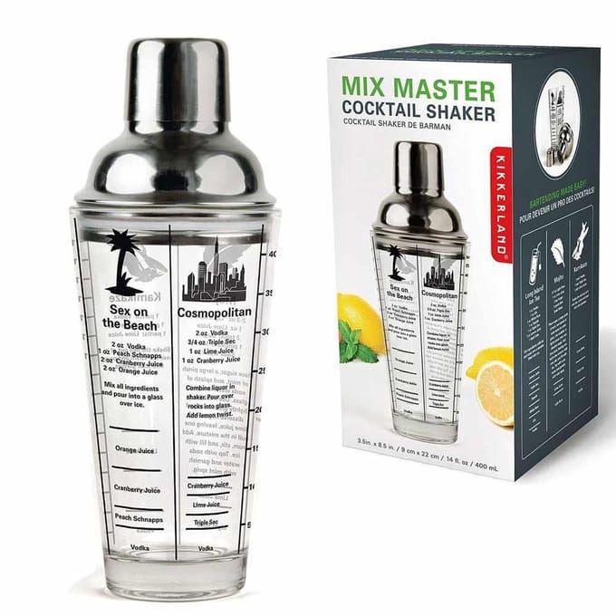 Kikkerland Mastermixer Cocktailshaker
