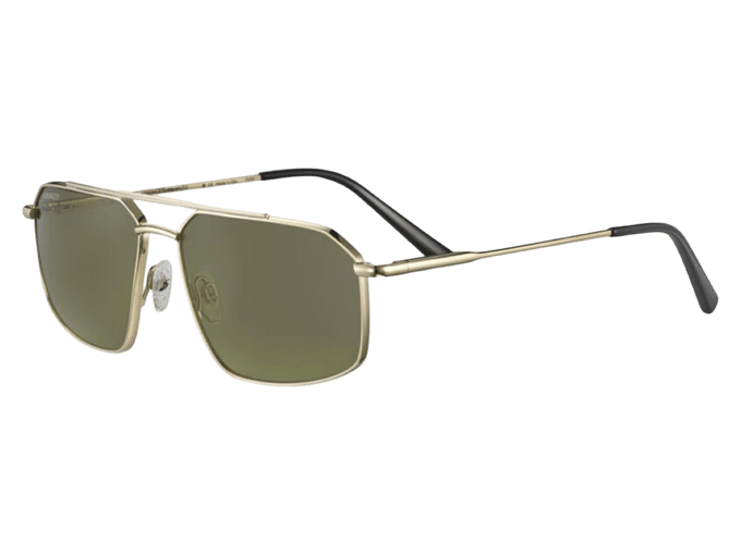 Serengeti zonnebril Wayne SS546005 Shiny Light Gold Mineral Green 555 Nm