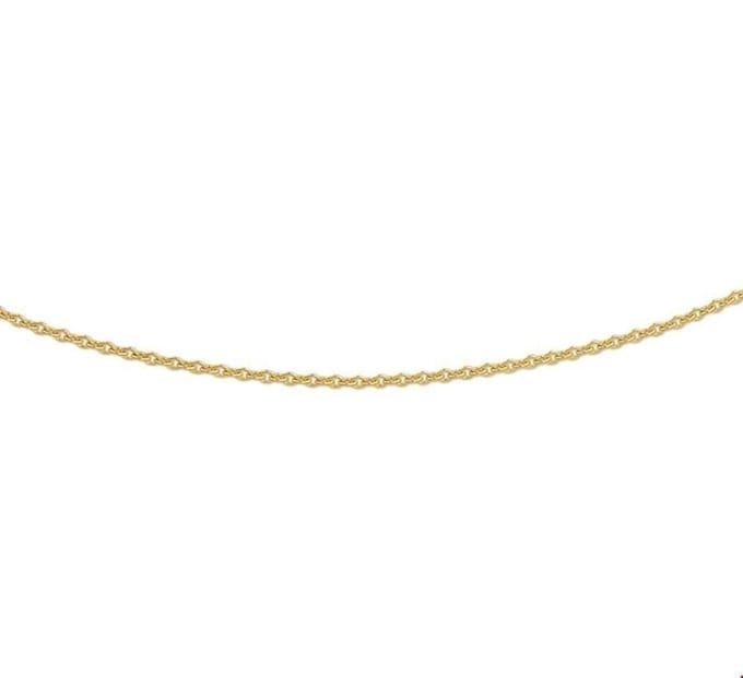 Huiscollectie 4016361 Collier Geelgoud Anker 1,2 mm