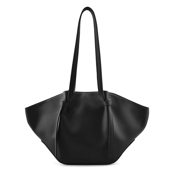 SEIDENFELT MANUFAKTUR shopper Ryd Midi Shopper Black zwart