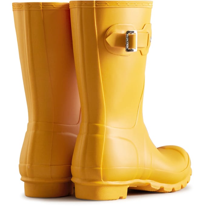 Hunter Original Short Wellington Boots Rubberen Damesgele Regenlaarzen