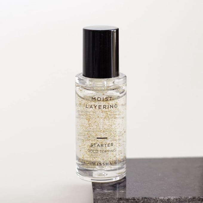 [MISSHA] Moist Layering Starter [Gold Topping] 30ml 1pc + Sample Gifts gray