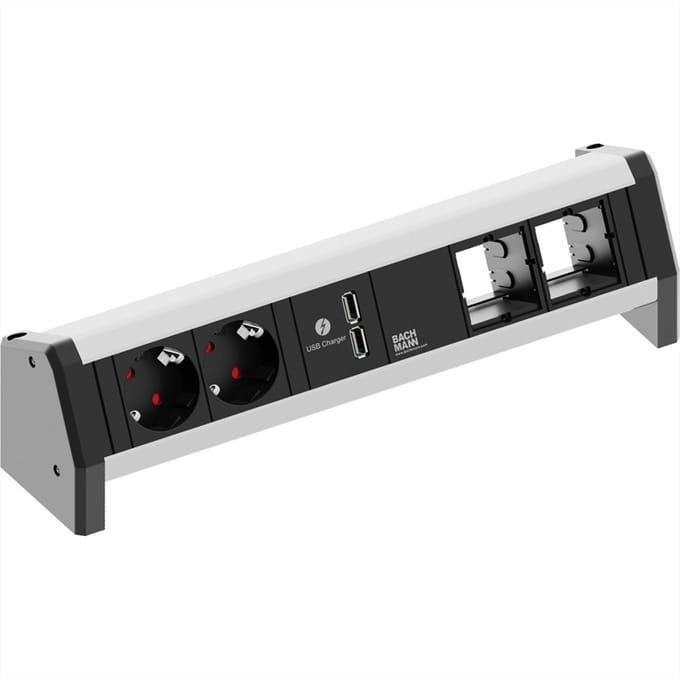 Desk 2xSchuko 1xUSB Charger &