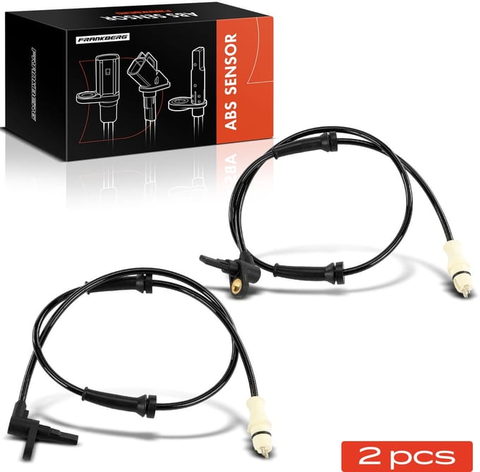 Frankberg 2x ABS Sensor Achteras Links Rechts voor Fiat