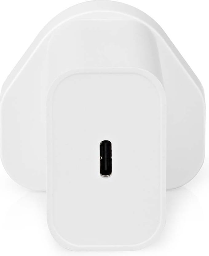 Nedis Oplader - 20 W - PD3.0 20W - Snellaad functie - 1.67 / 2.22 / 3.0 A - Outputs: 1 - USB-C - Automatische Voltage Selectie - Wit