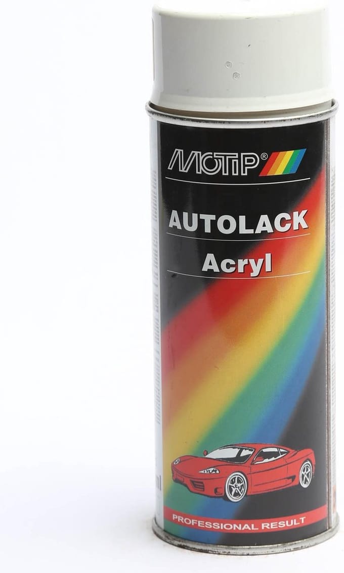 Motip 45329 - Autolak spuitbus - Wit  - 400ml