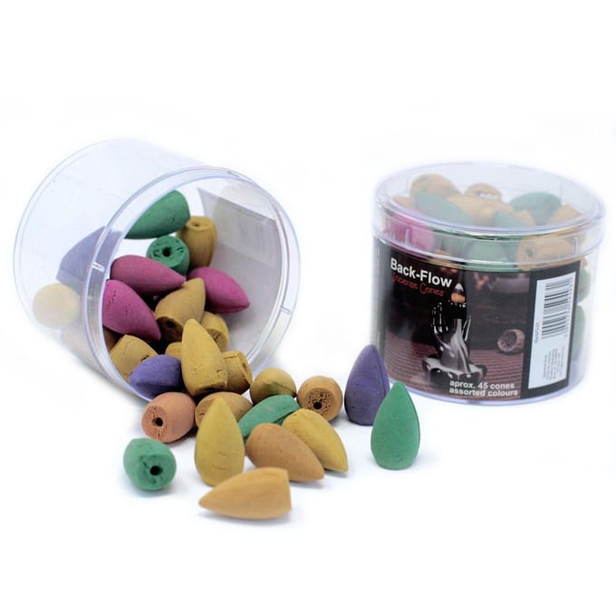 Backflow Wierook Cones Mix - 200 gram - 45 cones