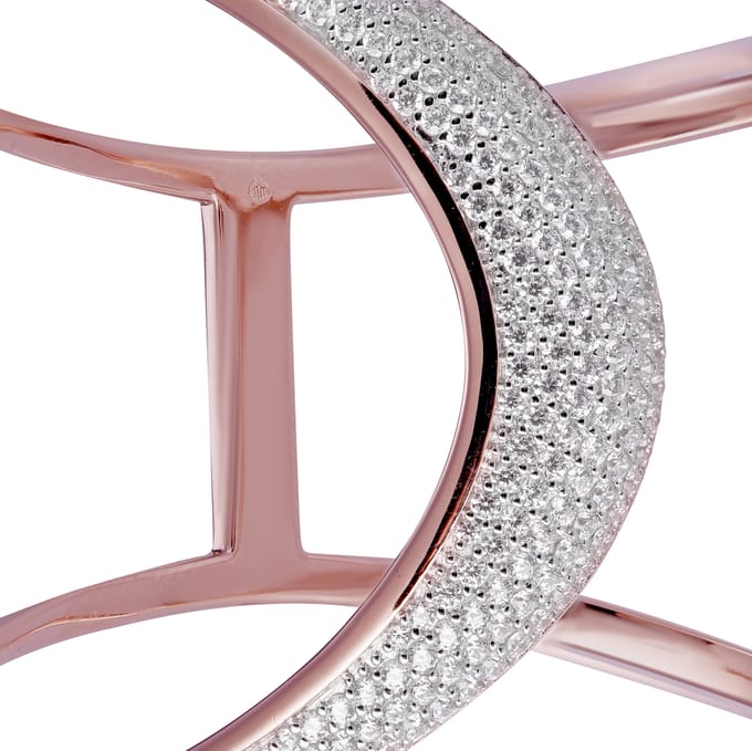 Orphelia ZA-7407 - Armband Bangle - Zilver 925 Rosé- Zirkonia - 55 mm
